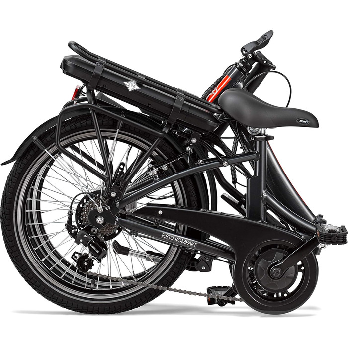 Електровелосипед складаний TELEFUNKEN, алюмінієвий, 250 Вт, Shimano, 36V акумулятор, LED-дисплей, 20 дюймів
