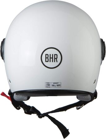 Дитячий мотошолом BHR 806 для підлітків, унісекс, білий, розмір S