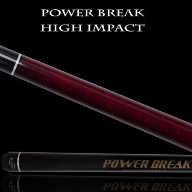 Білльярдний кий Ray Speed Heavy Hitter Jump Break, 3 частини, 14 мм наконечник з фенолу, 567-625 г, 21 oz, винно-червоний