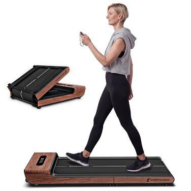 Бігова доріжка Sportstech WalkingPad Pro для дому: складана, до 8 км/год, з лічильником кроків, для офісу, 120 кг, з додатком, тиха, німецька якість