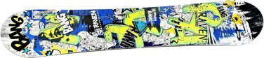 Сноубордичний комплект RAVEN: сноуборд Bang Junior + кріплення Raven s230 Black або s160 Junior Blue/Lime 90cm + s160 Blue/Lime XXS