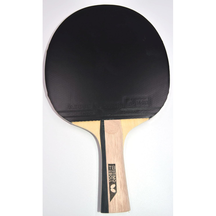 Настільна ракетка Butterfly Timo Boll Bronze для амбітних гравців, ITTF сертифікований наклад Addoy, увігнута ручка, дерев'яний колір