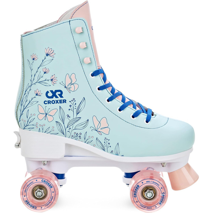 Роликові ковзани для дітей та дорослих, регульовані (35-38, Amara, LED колеса)