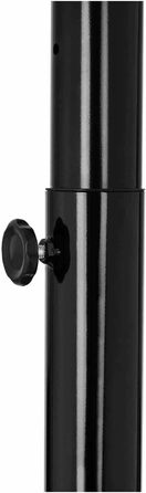 Баскетбольне кільце Gymrex GR-BS11 з підставкою, регульована висота 200-305 см, 2 колеса, стійке до погодних умов, діаметр кільця 45 см, наповнювана база