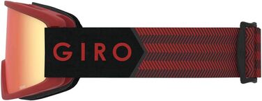 Чоловічі лижні окуляри GIRO SEMI, темно-червоні, розмір M