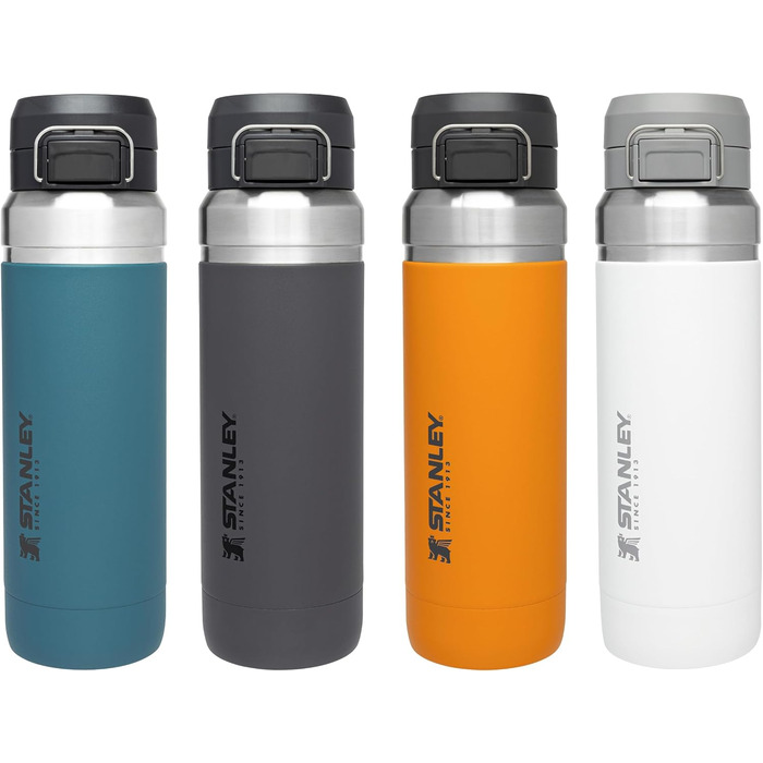 Термос-бутилка Stanley Quick Flip з нержавіючої сталі, 7+ годин холодна, BPA-free, герметична, для води, посудомийна, з кришкою-заскочкою