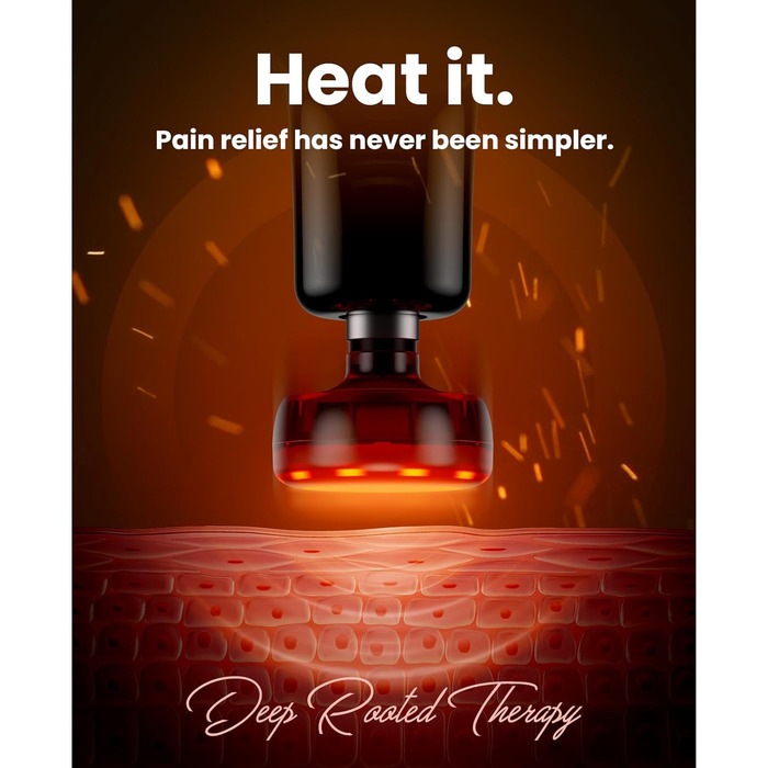 Масажер для м'язів BOB AND BRAD Q2 Plus з підігрівом: компактний, тихий, з сумкою, для розслаблення м'язів