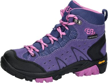 Дитячі трекінгові черевики Brütting Mount Bona High для дітей (31 EU, фіолетово-рожевий)