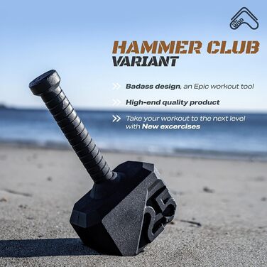 Гиря Tribe WOD Hammer 11 кг – кросфіт, фітнес, силові тренування, для чоловіків і жінок