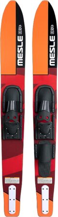 Водні лижі Mesle Combo XPlore 157 см з кріпленням, для початківців, підлітки, червоні