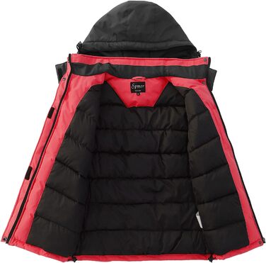 Жіноча водонепроникна легка куртка-дощовик вітрозахисна з капюшоном, світло-зелена (M, червоний/похідний, однотонний (Getaway Solids))