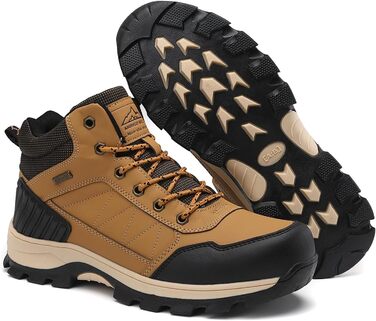 Черевики зимові чоловічі Arrigo Bello: зимові чоботи, трекінгові черевики, водонепроникні, теплі, з антиковзкою підошвою, розмір 41-46, колір: коричневий