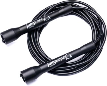 Скакалка для змагань SPEED CHAMPION (діаметр 5 мм, довжина 3.0 м, регульована) чорно-чорна