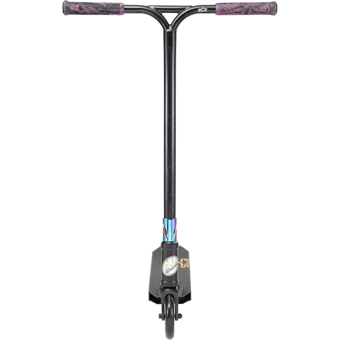Трюковий самокат STAR SCOOTER Pro Sport 120мм для дітей від 7 років і дорослих, алюмінієвий, чорний/хром, напівпрофесійний