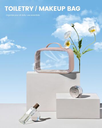 Сумка-валіза LOVEVOOK для жінок, 37L, для подорожей, вихідної подорожі, пологового будинку з косметичкою, відділенням для взуття та мокрих речей, водонепроникна спортивна сумка, Gym Yoga Bag, ручна поклажа для спорту, відпустки, літака, бежево-рожева