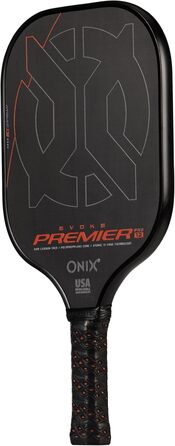 Падл для піклболу Onix Evoke Premier Pro Raw Carbon (12 мм, чорний)