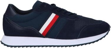Чоловічі кросівки Tommy Hilfiger FM0FM04886 білі (40 EU, колір блакитний Desert Sky)