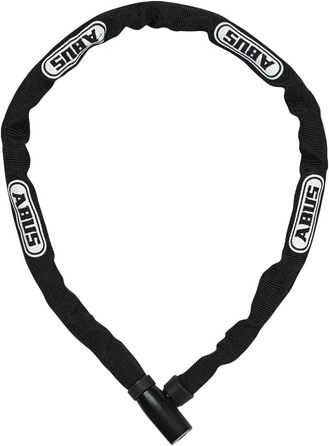 Ланцюговий замок для велосипеда ABUS Steel-O-Chain 4804K зі спеціальної сталі, рівень безпеки 4, чорний, 75 см