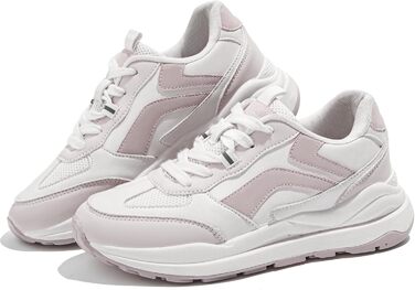 Жіночі кросівки для ходьби Tuopin Modische: дихаюча сітка, антиковзаюча підошва, кольори бежевий та рожевий (39.5 EU)