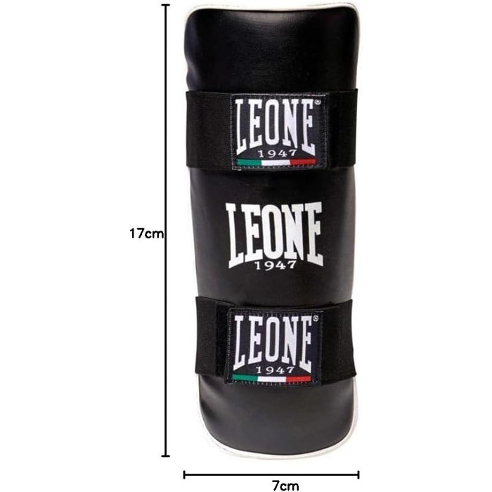 Захисники гомілки LEONE 1947 Premium, чорні, розмір M, PT143