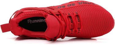 Чоловічі кросівки TSIODFO для спорту, бігу, тенісу та прогулянок (41.5 EU, червоні)