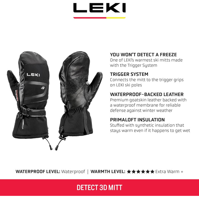 Рукавички LEKI Detect XT 3D для лиж та сноуборду