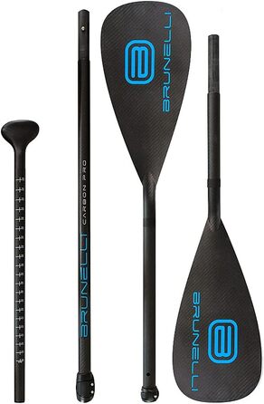 Двостороннє весло Brunelli Carbon PRO Dual Tech для SUP і каяка, карбонове, 2-в-1