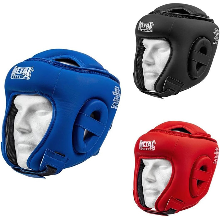 Боксерський шолом для змагань Metal Boxe MB470, металевий захист