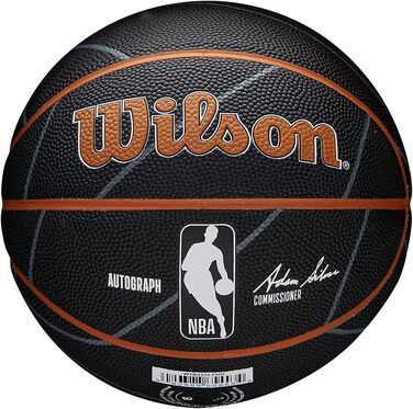 Міні-баскетбольний м'яч Wilson NBA Team Phoenix Suns з автографом