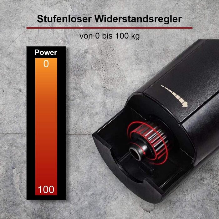 MIIGA Регульований армтренажер Power Twister 0-100 кг, сталевий, для біцепса, трицепса, грудей, підсилювач сили з безпечними ременями