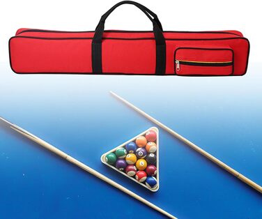 Стенд для більярдного кия Rockible з чохлом, захист від подряпин, червоний
