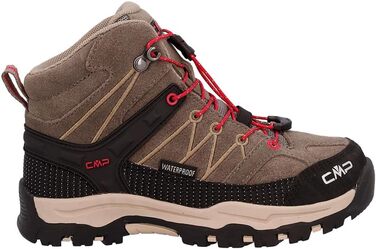 CMP Rigel Mid - Трекінгове взуття для дітей, водонепроникне, 32 EU, кольори Deserto/Carminio