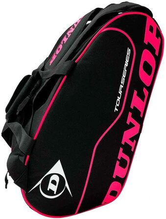 Сумка для падел Dunlop Tour Intro Ltd чорно-рожева - професійна, містка
