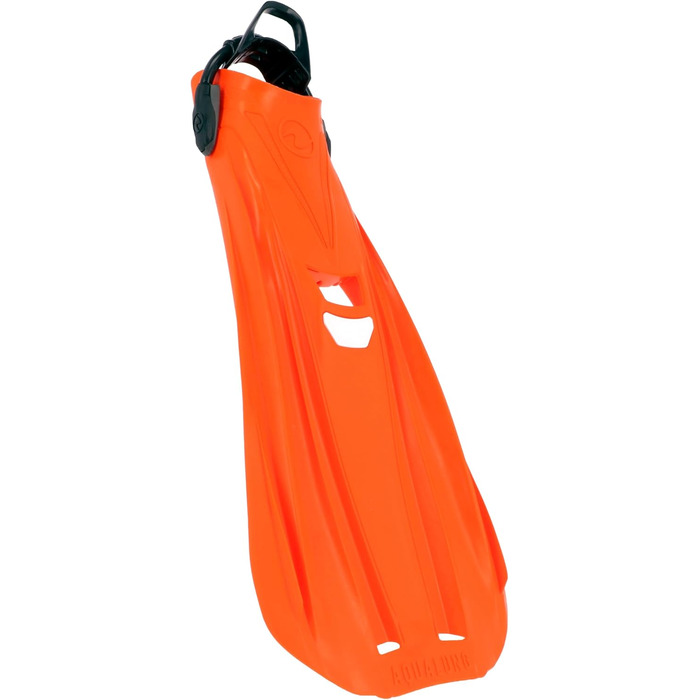 Ласти для дорослих Aqualung Storm MAX S, універсальні, міцні, мономатеріал, еластичні ремінці, для дайвінгу та снорклінгу, помаранчеві