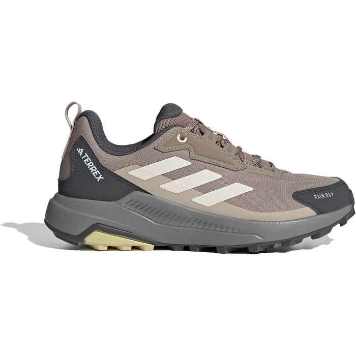 Жіночі трекінгові кросівки adidas Terrex Anylander RAIN.RDY для піших прогулянок, Chalky Brown Wonder White Grey Six, розмір 40 EU