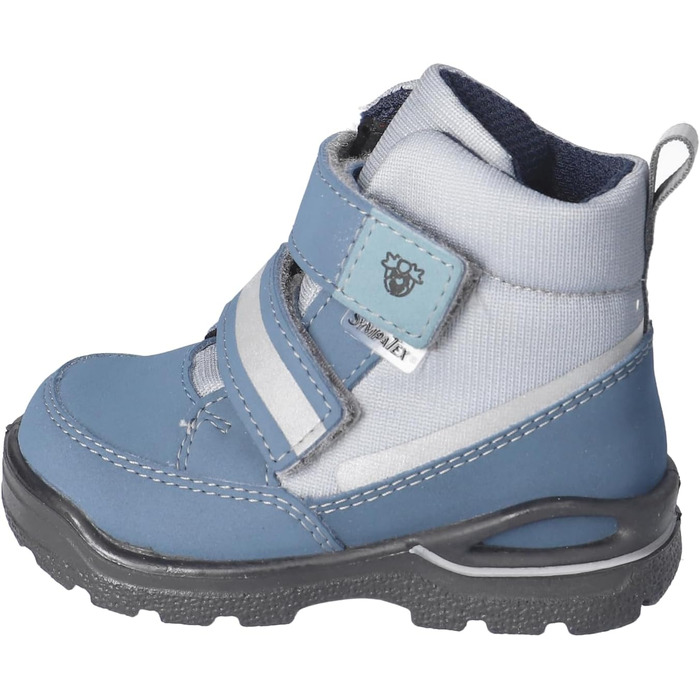 Зимові черевики RICOSTA Flori для дівчаток та хлопчиків, дитячі черевики для перших кроків, ширина: широкі, змінна устілка, Sympatex, можна прати, веганські (24 EU, Pavone Calcit 130)