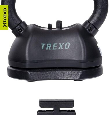 Кетлбел XTREXO регульований, зміна ваги 4/7/9/11/14 кг, чавунний, для CrossFit, професійний