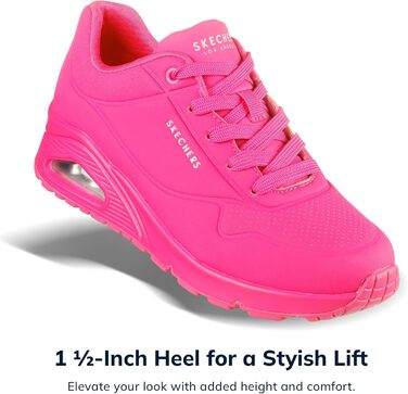 Кросівки жіночі Skechers UNO Night Shades Hot Pink 40 EU Durabuck