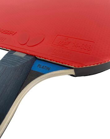 Настільна ракетка Butterfly® Dimitrij Ovtcharov Platin з EVA-технологією, ITTF сертифікований наклад Pan Asia 1,7 мм, для досвідчених гравців