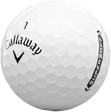 Гольф-м'ячі Callaway Supersoft 12 шт – м'які, довговічні, для ідеальної гри