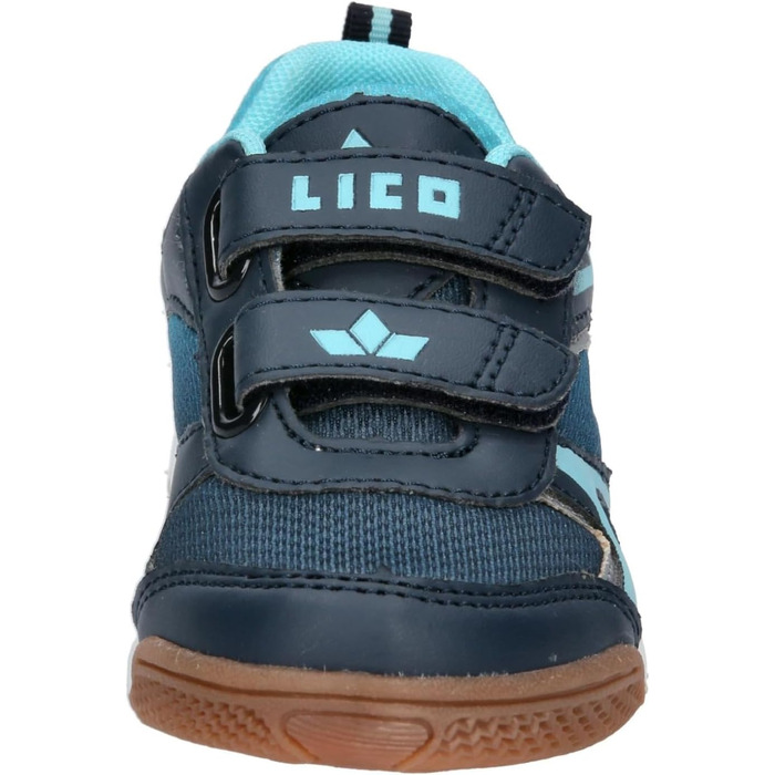 Дитячі спортивні кросівки Lico Charlie V для залу, колір лимонно-зелений (26 EU, морська хвиля)