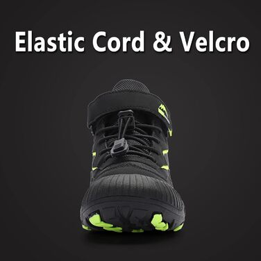 Дитячі трекінгові черевики FLIOZY - чорні, дихаючі, з антиковзкою підошвою, розмір 28 EU