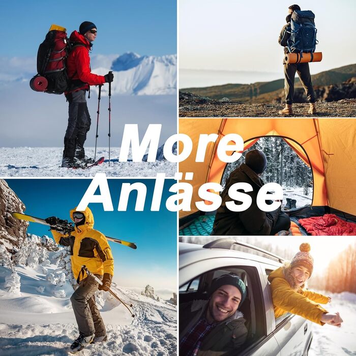 Чоловічі зимові черевики AX BOXING: утеплені, трекінгові, для ходьби в горах, водонепроникні, антиковзаючі, розмір 41-46 EU (колір: коричневий, розмір 42 EU)