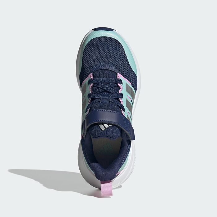 Дитячі кросівки Adidas Fortarun 2.0 для бігу, 29 EU, темно-синій, сріблястий, аква