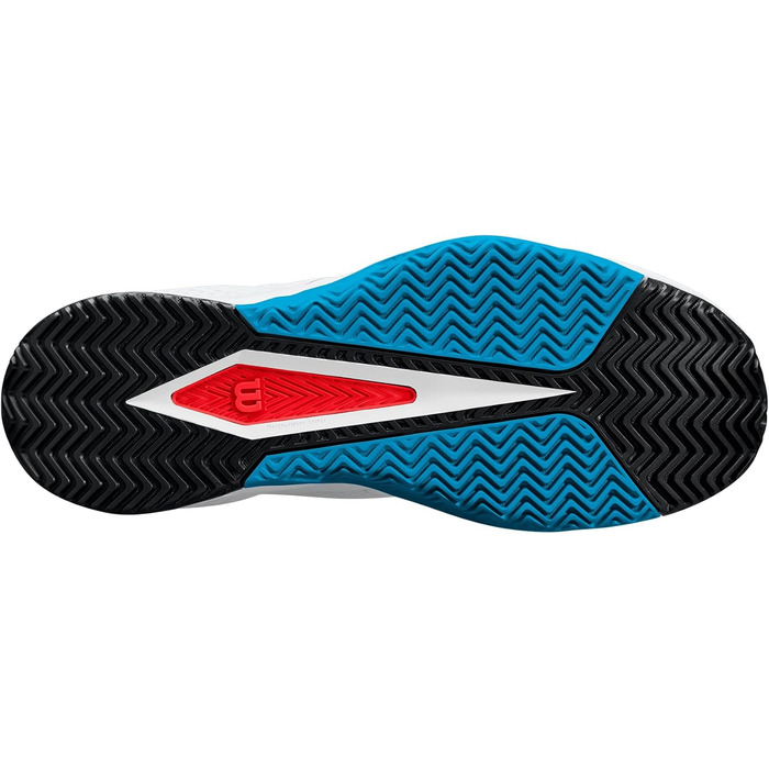 Кросівки для тенісу Wilson Rush Pro Lite WRS333180 White/Atomic Blue/Navy Blazer 44 2/3 EU