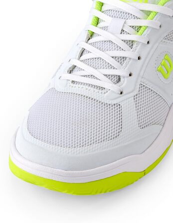 Жіночі кросівки для піклболу Wilson Pickle Pro (38 2/3 EU, білий, безпечний жовтий)