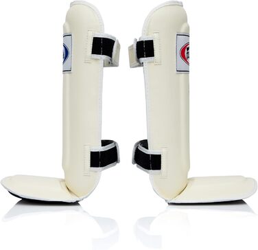 Захисні щитки для гомілки Fairtex SP3 для Муай Тай, MMA, чоловічі, жіночі, дитячі, легкі та міцні, білий, розмір L