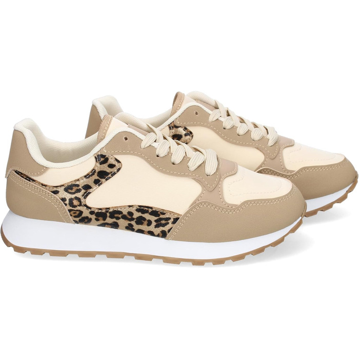 Жіночі спортивні кросівки повсякденні Khaki, 37 EU - зручні, стильні, на шнурівках