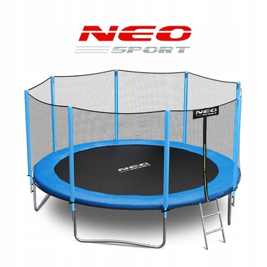 Батут із сіткою Neo-sport 435 см FT 14 (427-435 см)