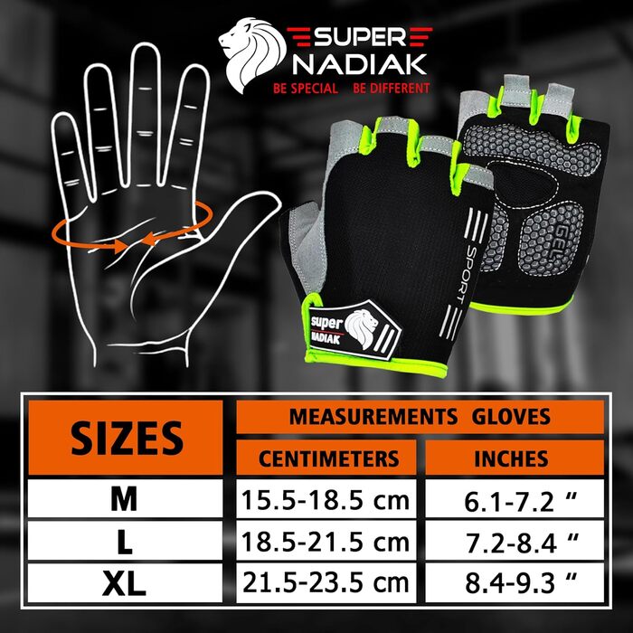 Велосипедні рукавички літнього сезону: півпальчикові рукавички для їзди на велосипеді для жінок та чоловіків. Підходять для MTB, BMX, фітнесу. Розмір XL, чорний/зелений